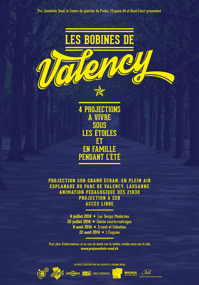 Affiche des Bobines de Valency 2014